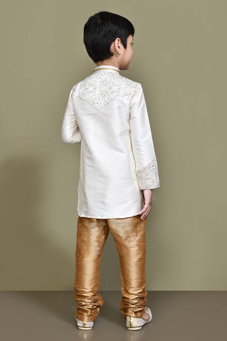 Petite Pomme Threadwork Embroidered Kurta Set 
