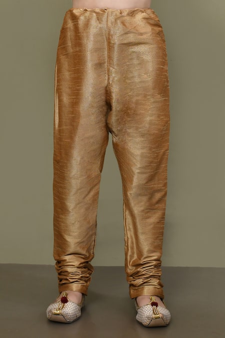 Petite Pomme_White Silk Embroidery Threadwork Kurta Set _Online_at_Aza_Fashions