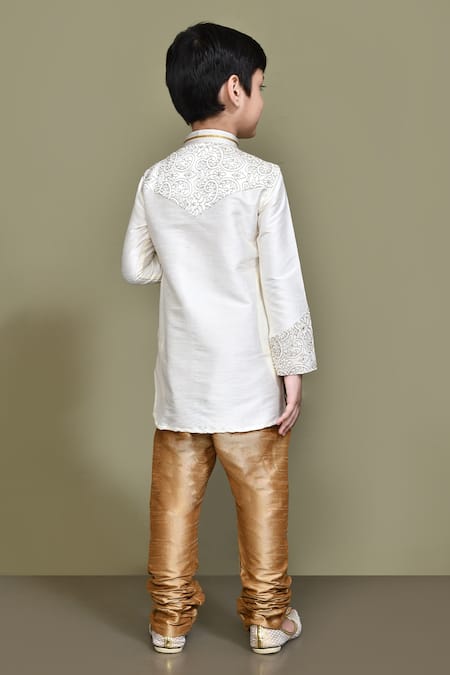 Petite Pomme Threadwork Embroidered Kurta 