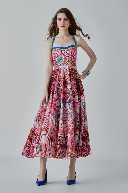 Saaksha & Kinni Marilyn Paisley Print Dress 