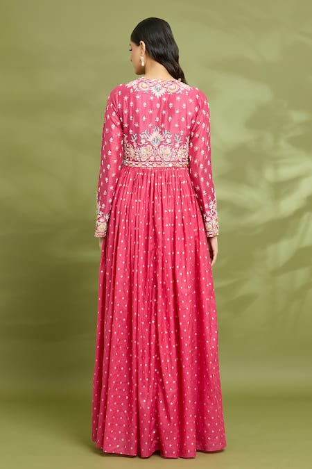 Vyasa By Urvi Embroidered Anarkali With Dupatta 