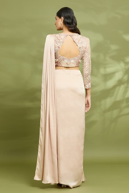 Vyasa By Urvi Embroidered Skirt Set With Dupatta 