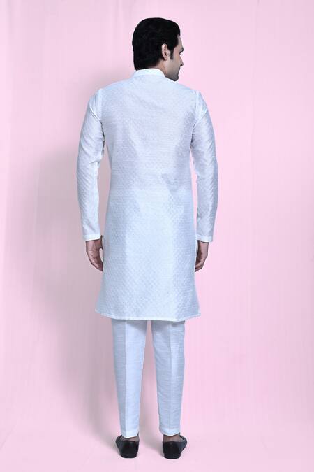 Arihant Rai Sinha Geometric Woven Kurta Set 