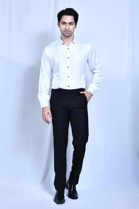 Buy_Arihant Rai Sinha_Purple Lycra, Satin, Terrycloth Cut Work, Embroidery Floral Coat Set _Online_at_Aza_Fashions