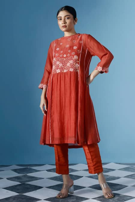 Chokhi Chorri Aura Rafflesia Embroidered Anarkali Set 