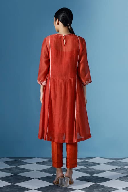 Chokhi Chorri Rafflesia Embroidered Anarkali Set 