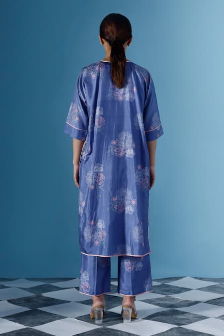 Chokhi Chorri Alessa Enchanted Bloom Print Kurta Pant Set 