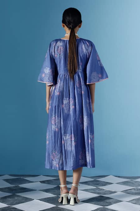 Chokhi Chorri Adara Enchanted Florin Print Kaftan Dress With Inner 