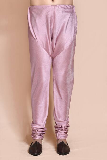 Arihant Rai Sinha_Pink Silk Embroidery, Sequins Helix Burst Bundi Kurta Set _Online_at_Aza_Fashions