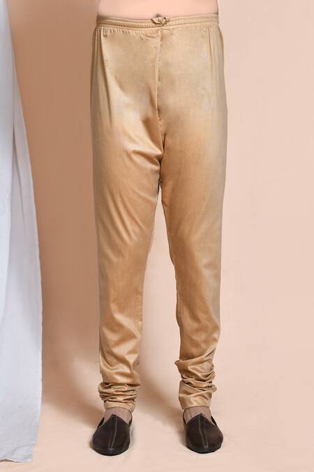 Arihant Rai Sinha_Brown Silk, Chanderi Sequins, Embroidery Thread Work Kurta Set_Online_at_Aza_Fashions