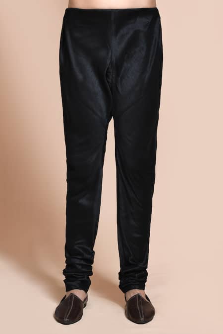 Arihant Rai Sinha_Maroon Silk Embroidery Abstract Geometric Pattern Sherwani Jacket Churidar Set _Online_at_Aza_Fashions