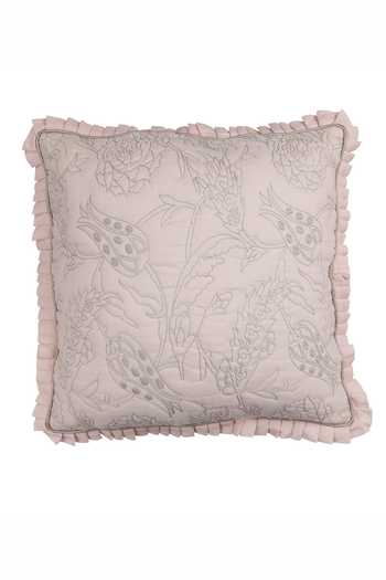 Buy_Diva Riche_Pink Cotton Floral Eve Parisian Pattern King Bedding Set_Online_at_Aza_Fashions