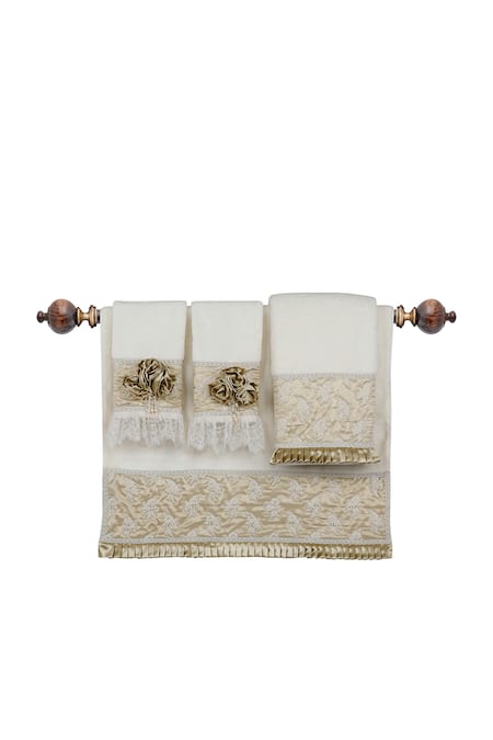 Diva Riche Roset Embroidered Towel Set 