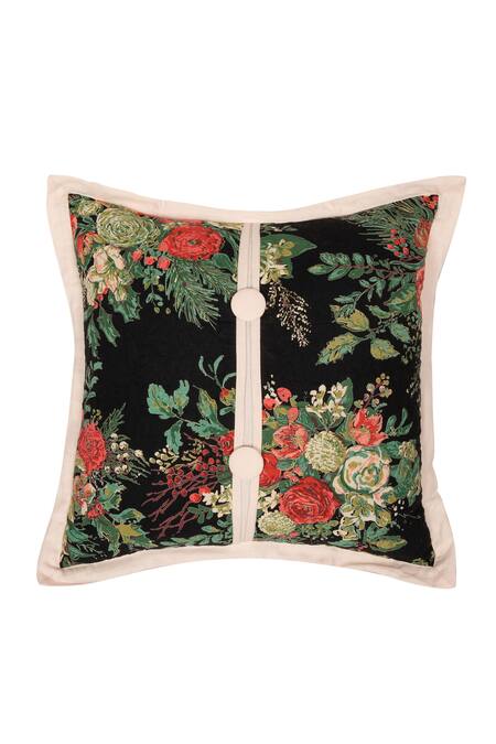 Buy_Diva Riche_Pink Cotton Floral, Stitchline Thread April Print Set_Online_at_Aza_Fashions