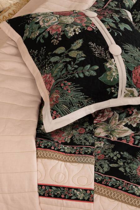 Diva Riche_Pink Cotton Floral, Stitchline Thread April Print Set_at_Aza_Fashions