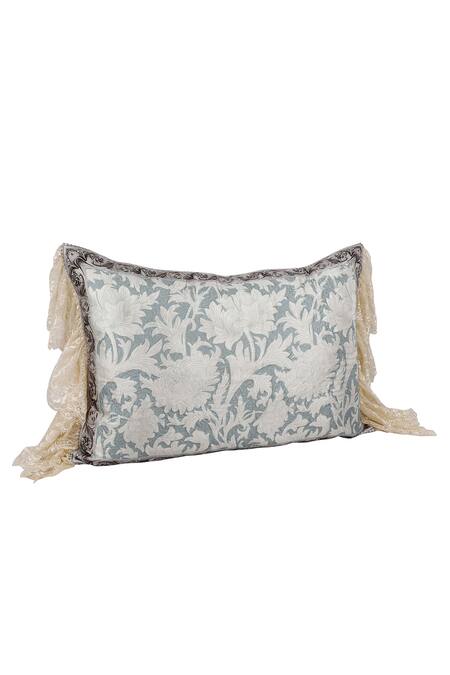 Buy Diva Riche Blue Washable Silk Floral Gabriel Print Bedding Set Buy_Diva Riche_Blue Washable Silk Floral Gabriel Print Bedding Set