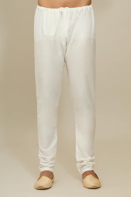 Arihant Rai Sinha_Wine Velvet, Polyester, Cotton Geometric Pattern Sherwani And Churidar Set _Online_at_Aza_Fashions