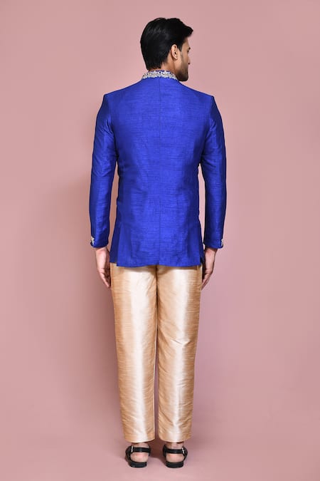 Arihant Rai Sinha Resham Embroidered Bandhgala With Pant 