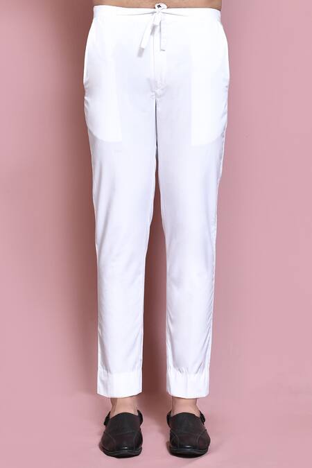 Arihant Rai Sinha_Green Cotton, Silk Embroidery Floral Kurta With Pyjama _Online_at_Aza_Fashions