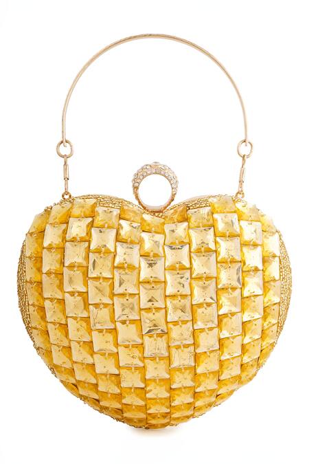 Buy A Clutch Story Gold Rhinestones Cupid Citrine Embellished Clutch Online at Aza Fashions Buy_A Clutch Story_Gold Rhinestones Cupid Citrine Embellished Clutch _Online_at_Aza_Fashions