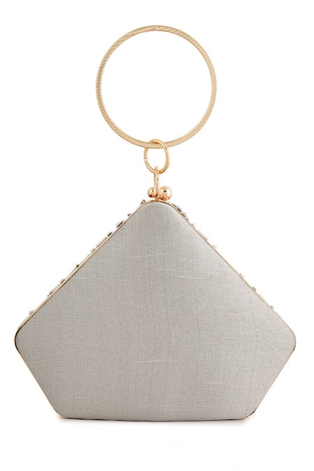 A Clutch Story Dazzling Diamond Embellished Clutch 