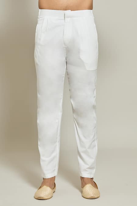 Arihant Rai Sinha_Green Cotton, Silk Sequins, Abstract Print Thread Work Kurta And Aligadi Pant Set _at_Aza_Fashions