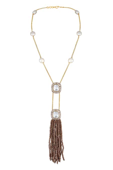 Hrisha Crystal Dangler Pendant Necklace 