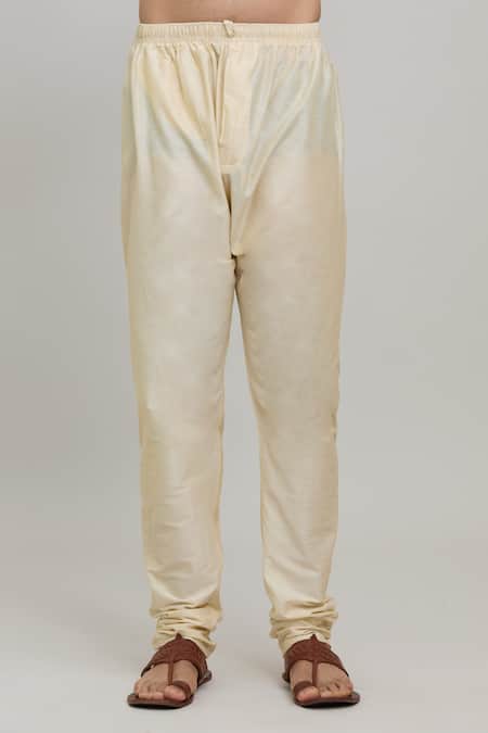 Arihant Rai Sinha_Pink Polyester Full Sleeve Woven Kurta Set _at_Aza_Fashions