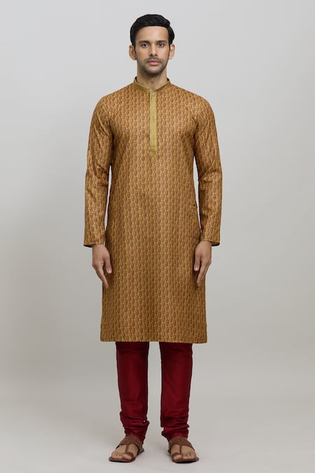 Buy Arihant Rai Sinha Multi Color Polyester, Cotton Bouquet Print Kurta Set Online at Aza Fashions Buy_Arihant Rai Sinha_Multi Color Polyester, Cotton Bouquet Print Kurta Set_Online_at_Aza_Fashions