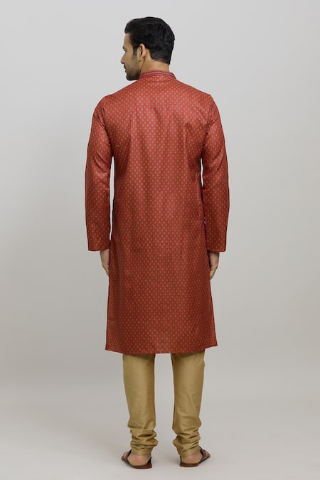 Shop Arihant Rai Sinha Multi Color Polyester, Cotton Flower Print Kurta Set at Aza Fashions Shop_Arihant Rai Sinha_Multi Color Polyester, Cotton Flower Print Kurta Set _at_Aza_Fashions