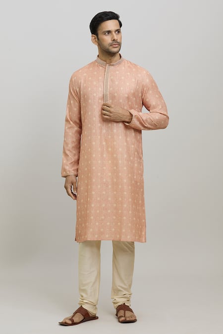 Arihant Rai Sinha Diamond Print Kurta Set 