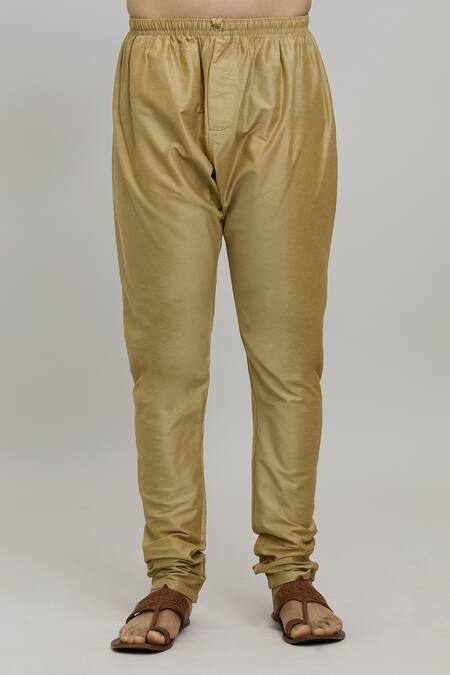 Arihant Rai Sinha Green Polyester, Cotton Embroidery Thread Kurta And Churidar Set Online at Aza Fashions Arihant Rai Sinha_Green Polyester, Cotton Embroidery Thread Kurta And Churidar Set _Online_at_Aza_Fashions