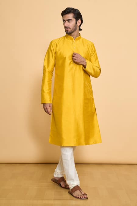 Arihant Rai Sinha Straight Plain Kurta With Churidar 