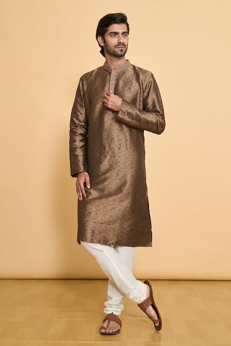 Arihant Rai Sinha Floral Mandala Pattern Kurta With Churidar 