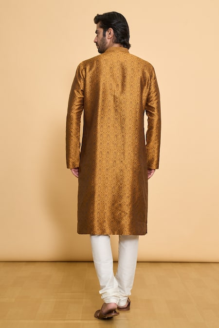 Arihant Rai Sinha Flower Mandala Pattern Kurta With Churidar 