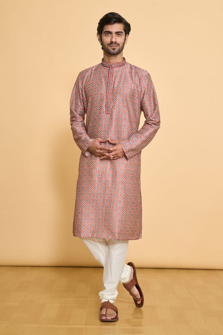 Arihant Rai Sinha Floral Butti Print Kurta With Churidar 