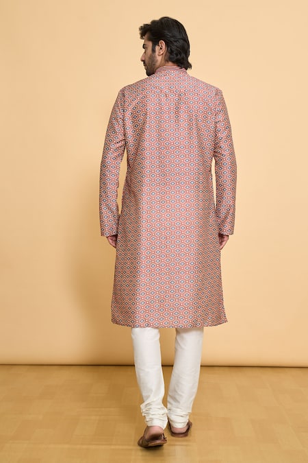 Arihant Rai Sinha Floral Butti Print Kurta With Churidar 