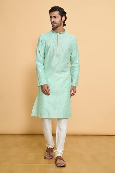 Arihant Rai Sinha Geometric Butti Pattern Kurta With Churidar 