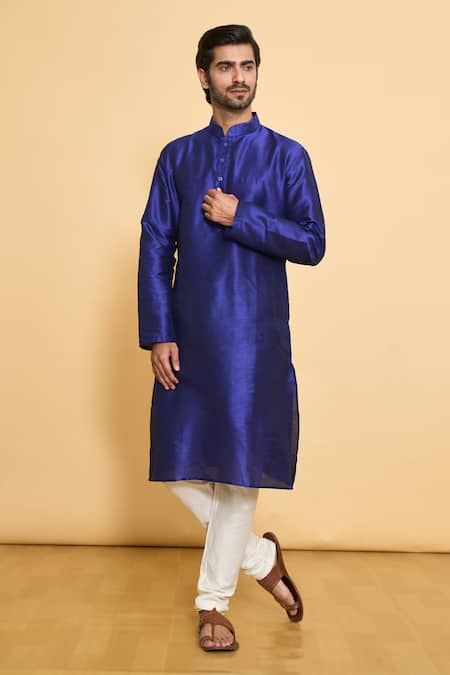 Arihant Rai Sinha Full Sleeve Solid Kurta & Churidar Set 