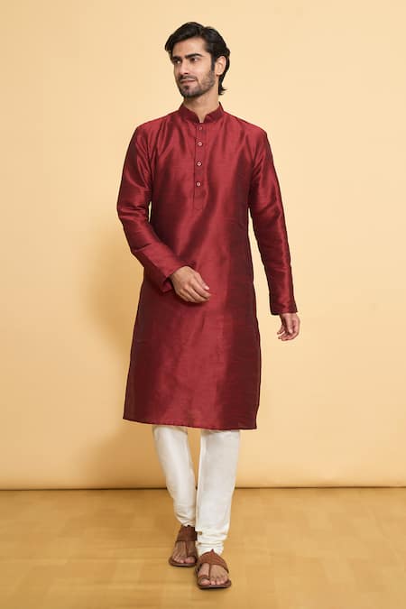 Arihant Rai Sinha Plain Kurta & Churidar Set 