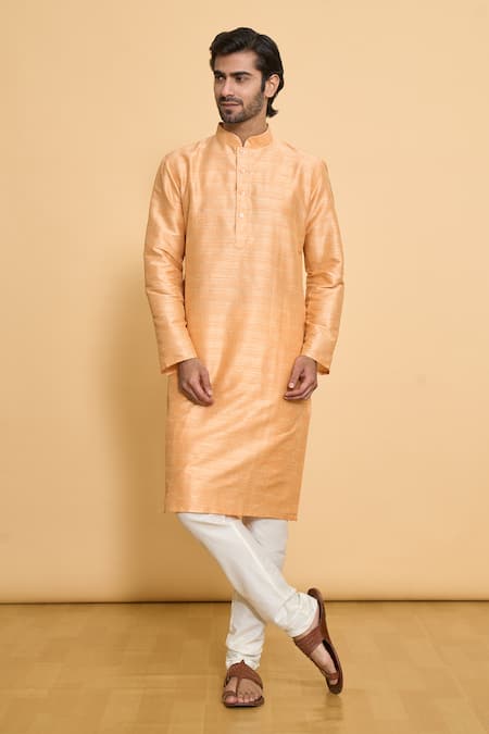 Arihant Rai Sinha Full Sleeve Solid Kurta & Churidar Set 