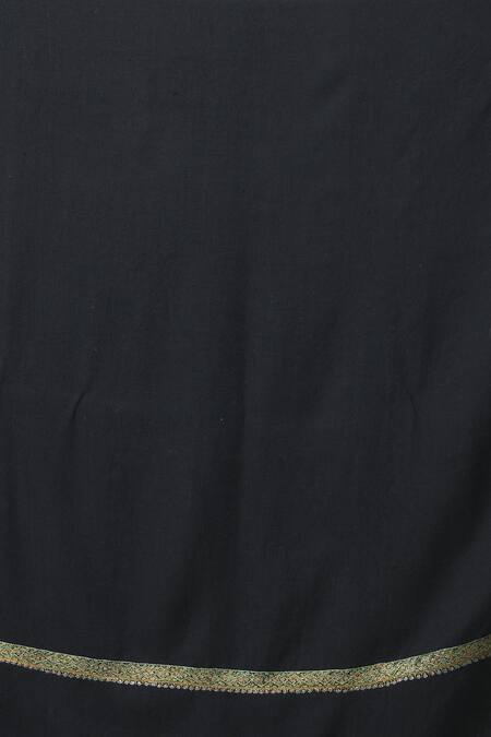 Buy Toosh Kashmir Black Sozni Floral Border Embroidered Pashmina Shawl Online at Aza Fashions Buy_Toosh Kashmir_Black Sozni Floral Border Embroidered Pashmina Shawl_Online_at_Aza_Fashions