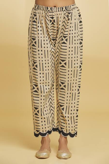 Maayera Jaipur Multi Color Cotton, Organza, Floral And Bird Pattern Kurta Pant Set at Aza Fashions Maayera Jaipur_Multi Color Cotton, Organza, Floral And Bird Pattern Kurta Pant Set _at_Aza_Fashions