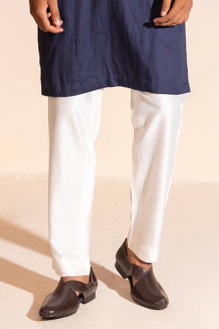 Seven Blue Cotton Embroidery Thread Work Nehru Jacket And Kurta Set at Aza Fashions Seven_Blue Cotton Embroidery Thread Work Nehru Jacket And Kurta Set_at_Aza_Fashions