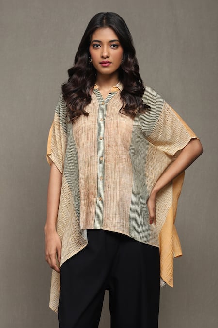 Ritu Kumar Maghreb Stripe Print Shirt 