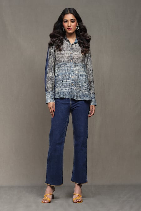 Ritu Kumar Mrinal Geometric Print Shirt 