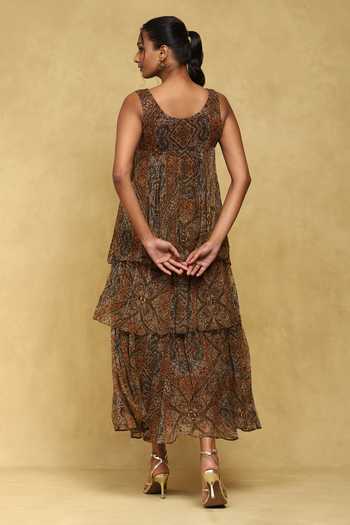 Ritu Kumar Avanti Layered Printed Dress 