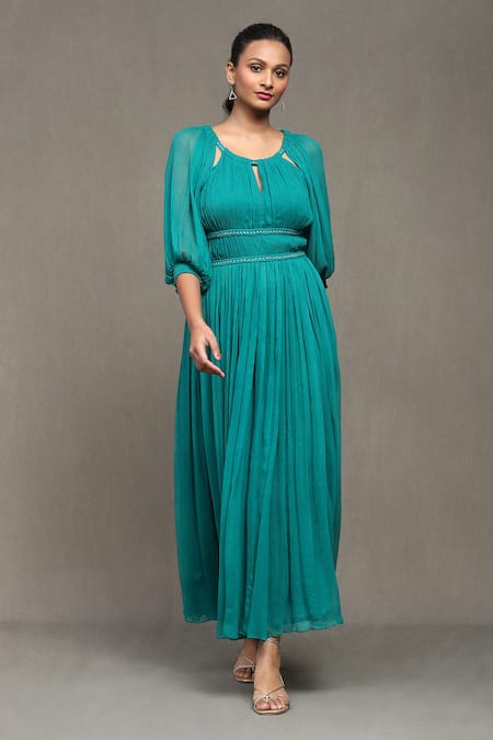 Ritu Kumar Boukhara Gathered Long Dress