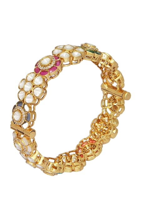 Moh-Maya By Disha Khatri Floral Embellished Kada 