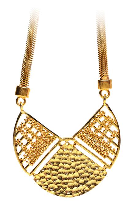 Buy Itrana Gold Plated Maze Interwine Long Necklace Online at Aza Fashions Buy_Itrana_Gold Plated Maze Interwine Long Necklace _Online_at_Aza_Fashions